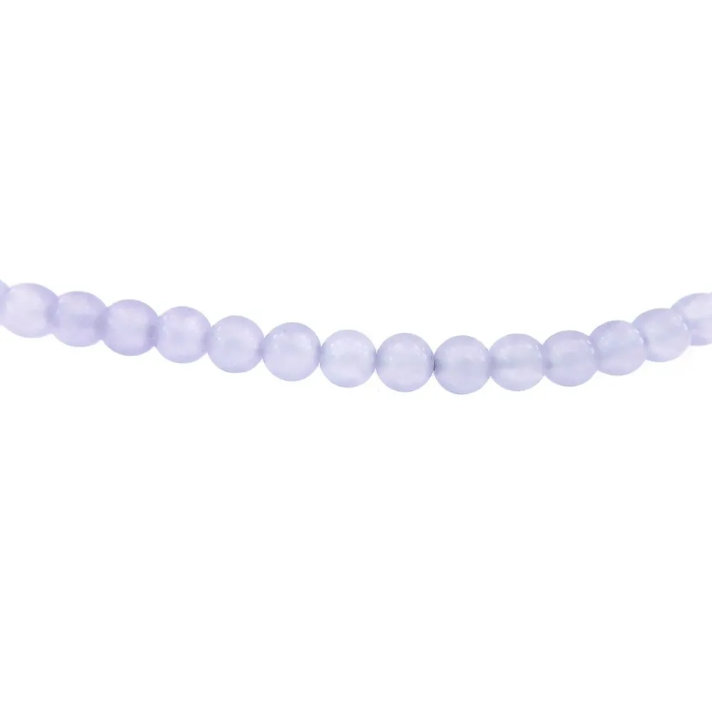un filo di giada lilla chiaro cabochon 8 mm. M
