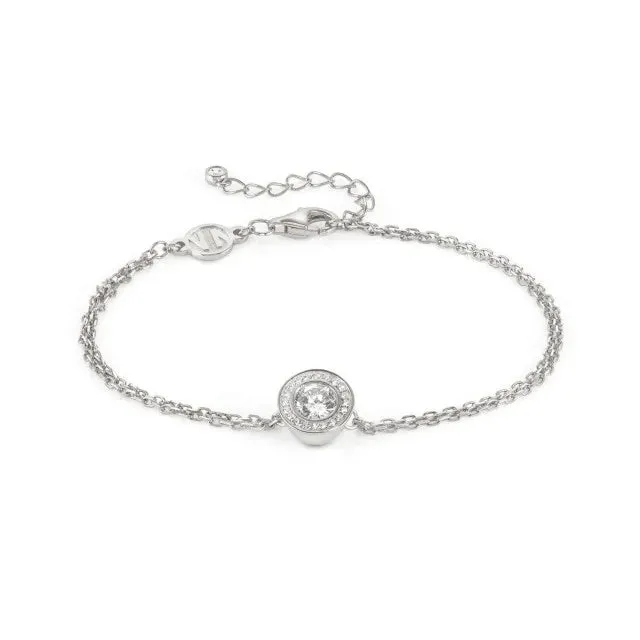 BRACCIALE AUREA IN ARGENTO E PIETRE