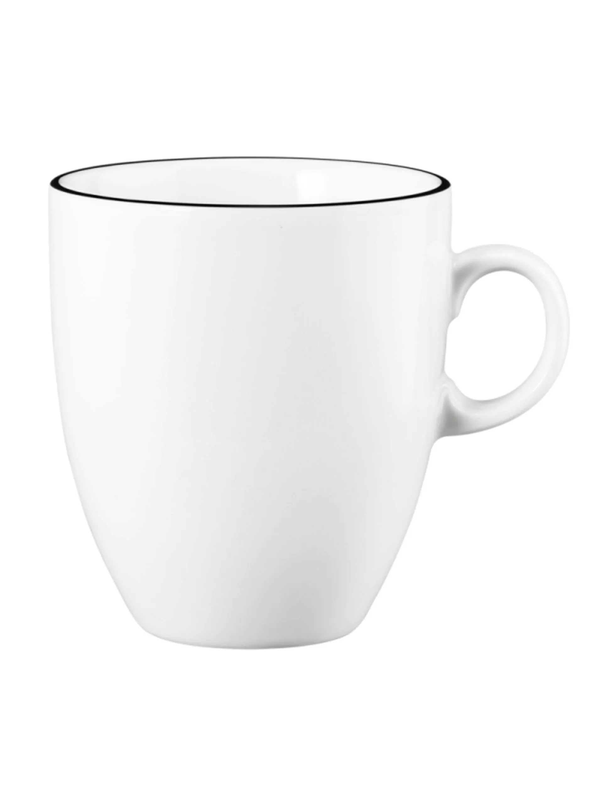 Seltmann Modern Life Becher Schwarz Weiss 400ml Porzellan