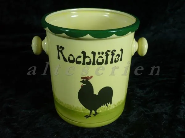 Kochlöffel Behälter - Zeller Keramik Hahn & Henne