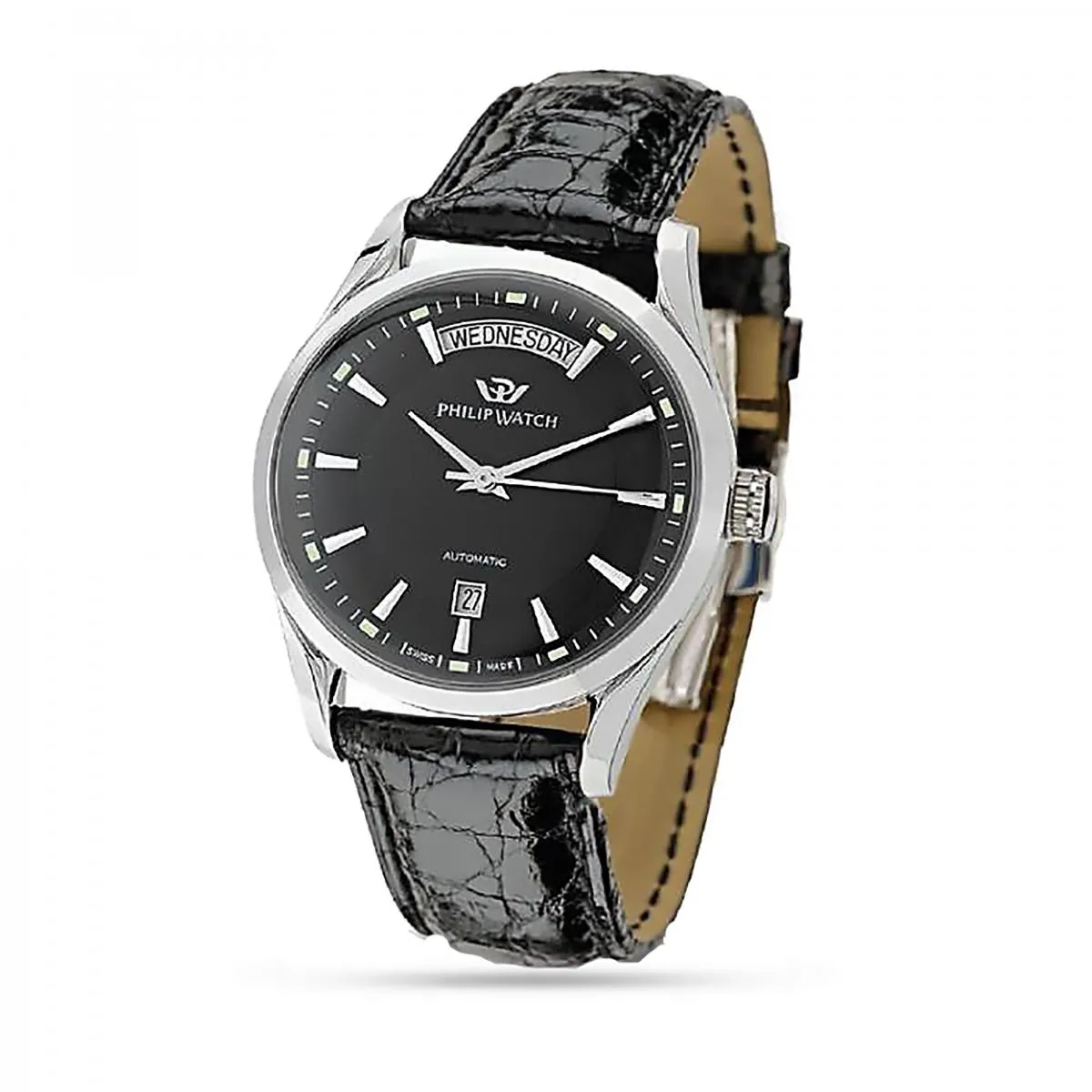 Orologio Uomo Philip Watch Sunray al Quarzo con Quadrante Nero 39 mm