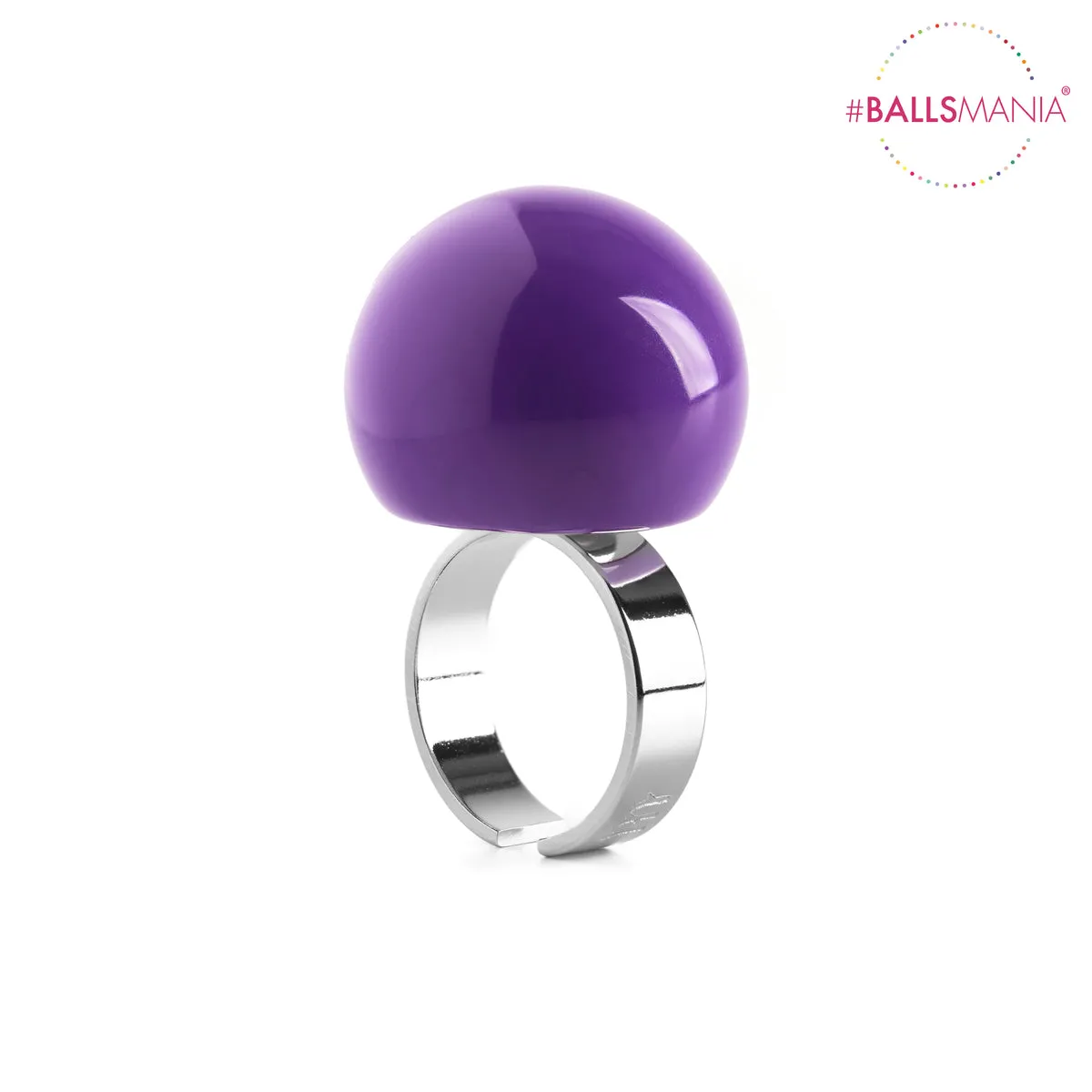 Anelli Balllsmania Mirta in resina Nichel Free disponibili in vari colori