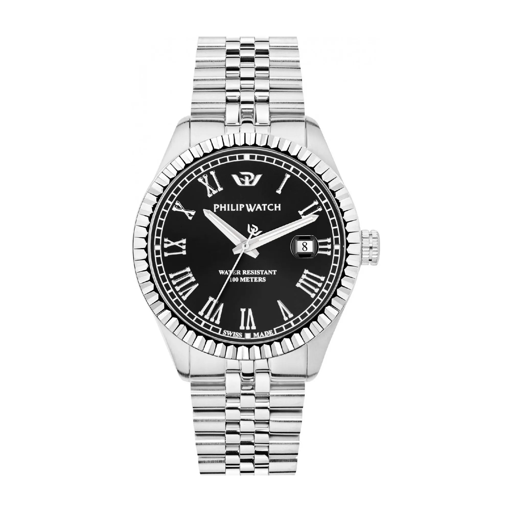 Orologio Uomo Philip Watch Caribe al Quarzo con Quadrante Nero 41 mm