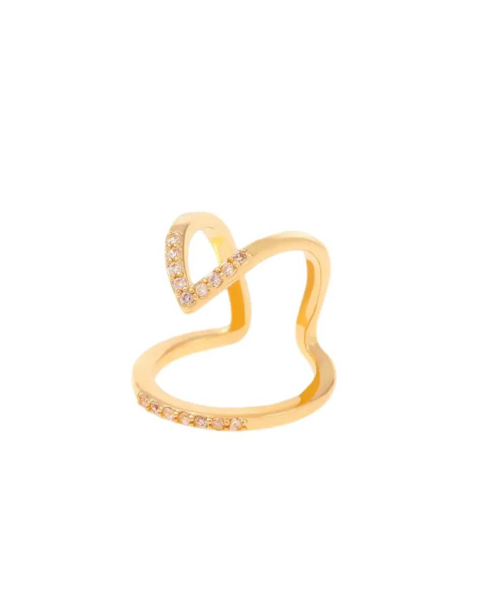 Anello Melory per unghia crystal punta