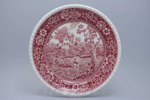 Servierplatte rund - Villeroy & Boch Rusticana rot