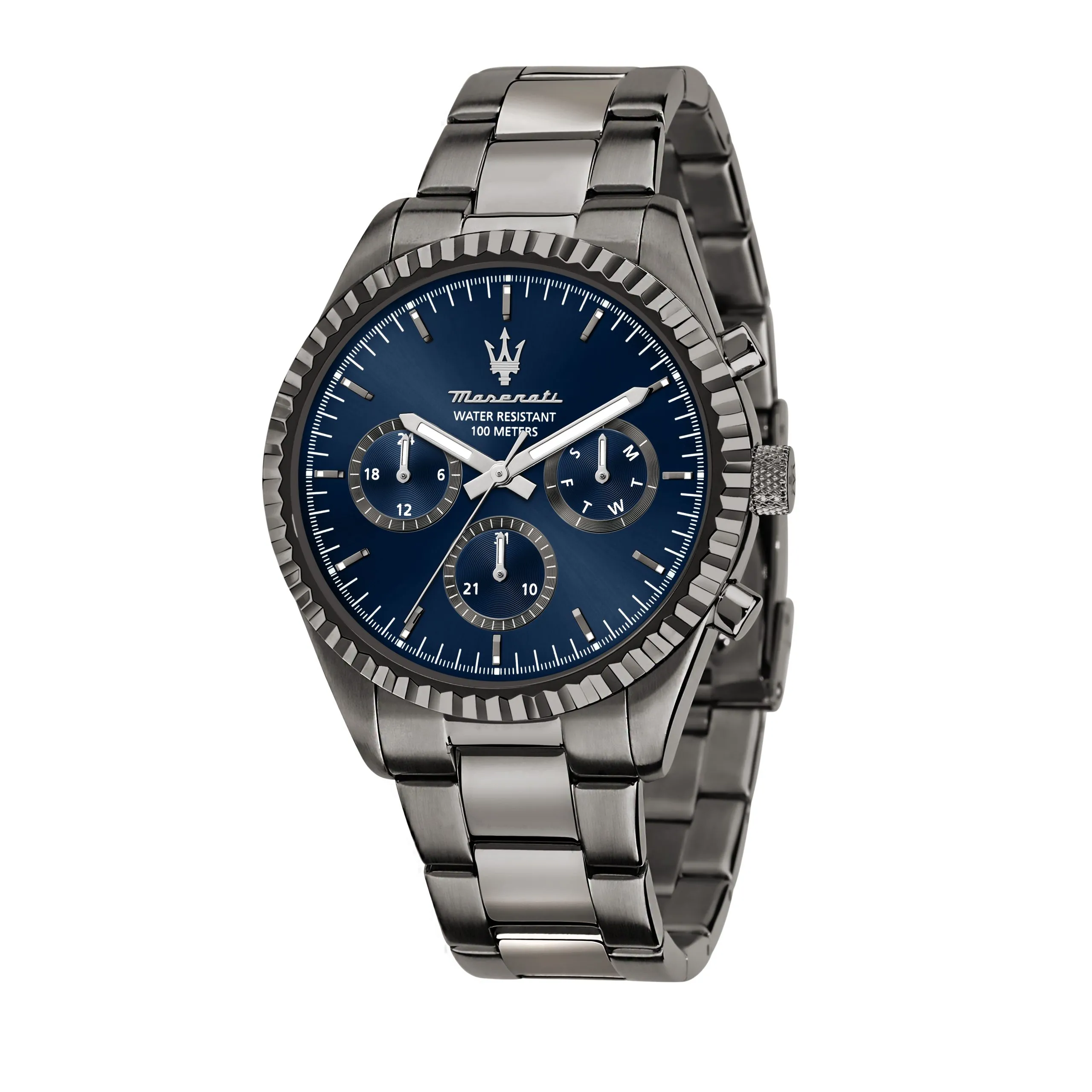 Orologio Uomo Maserati Competizione al Quarzo con Quadrante Blu 43 mm