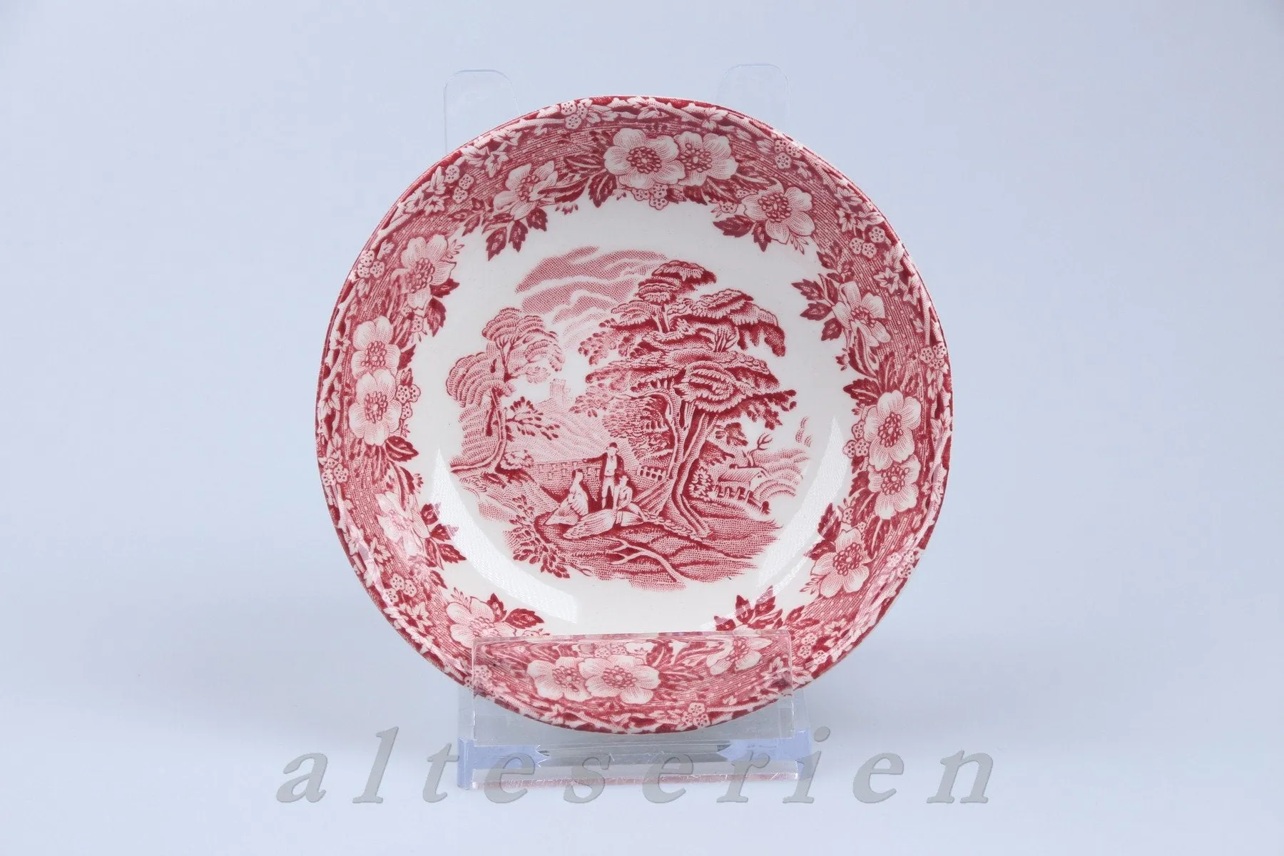 Dessertschälchen - Enoch Wedgwood Woodland red rot