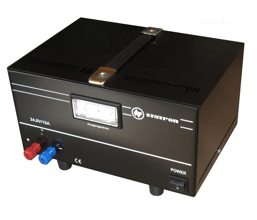 24V 10A Labornetzteil 230V auf 24V RiSU konform Linearregler längsgeregeltes Netzteil