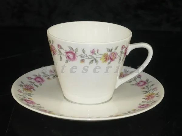 Kaffeetasse mit Untere - Krautheim Rosenkante