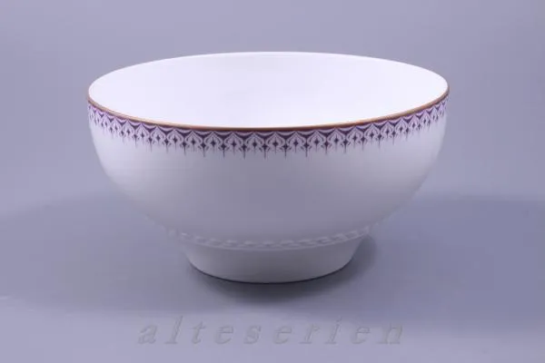 mittelgroße Gemüseschüssel - Tirschenreuth Melodie Lila Kranzkante 8109