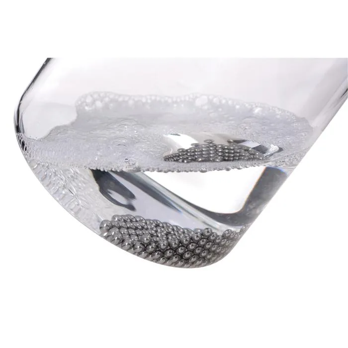 Reinigungsperlen aus Edelstahl inkl. Sieb und Aufbewahrungsbox