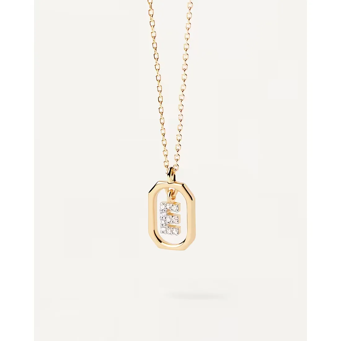 Collana Donna Pdpaola Mini Letter E