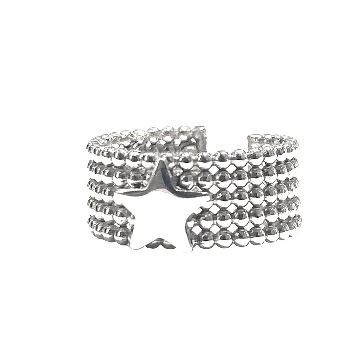ANELLO A FASCIA CON STELLA