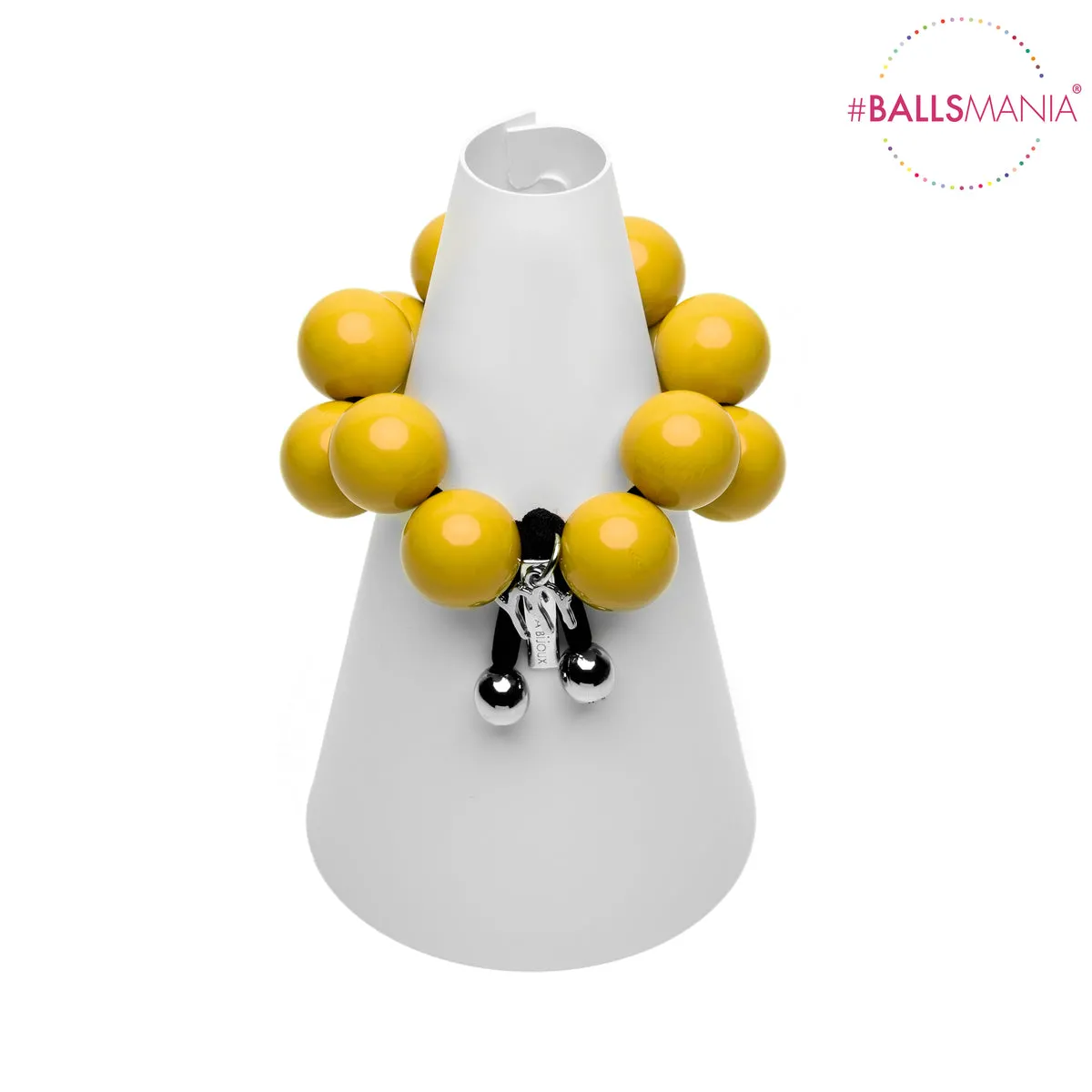 Bracciali Ballsmania Mirta in resina elasticizzati disponibili in vari colori