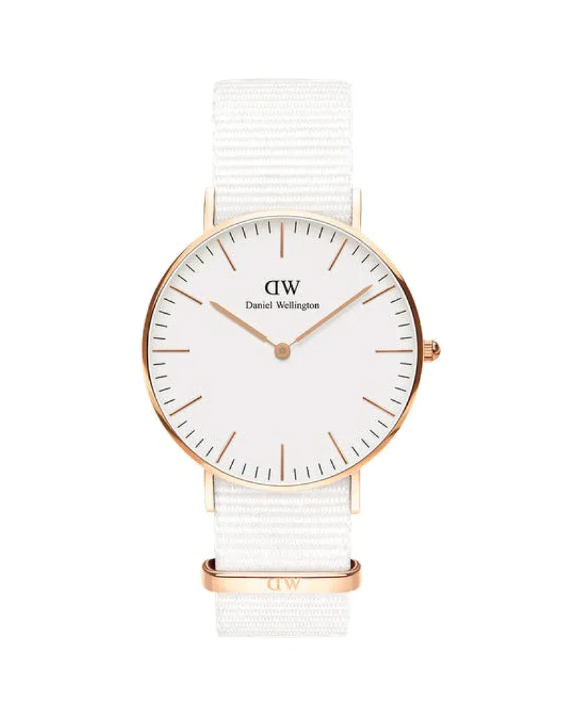 Orologio Unisex Daniel Wellington Classic Dover al Quarzo con Quadrante Bianco 36 mm