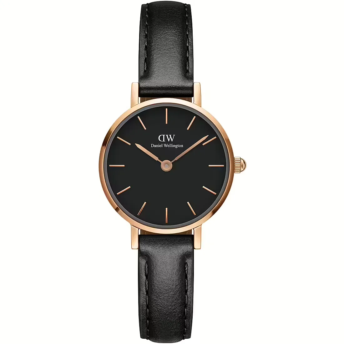 Orologio Donna Daniel Wellington Petite al Quarzo con Quadrante Nero 24 mm