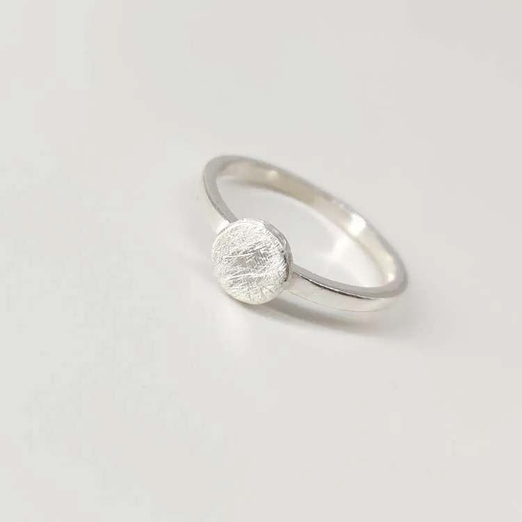 Anello a fedina Candy in argento