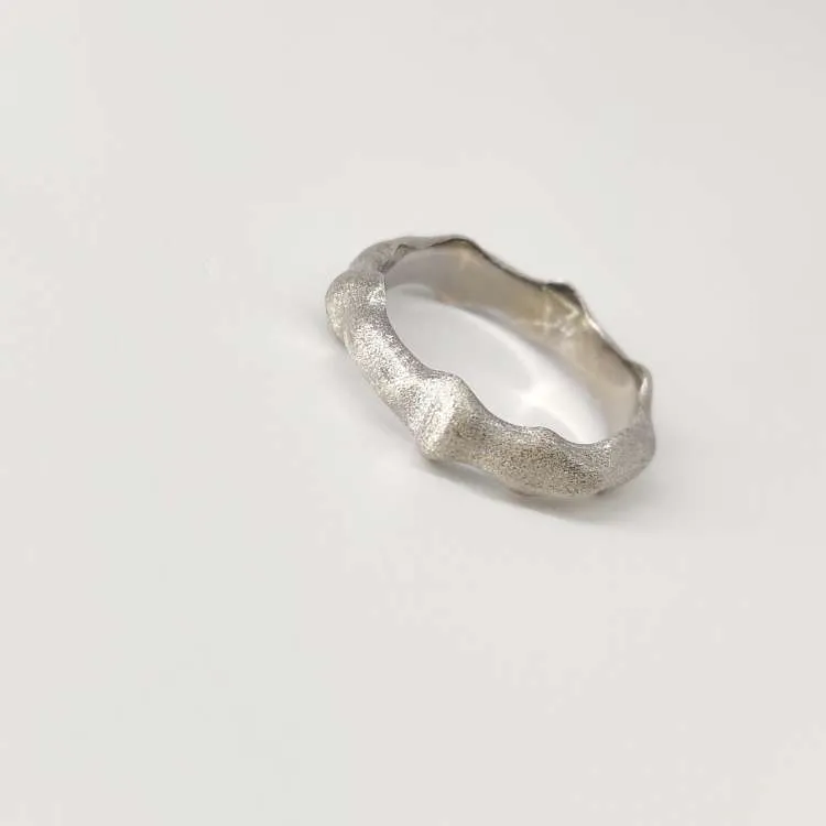 Anello a fascia Vicky in argento