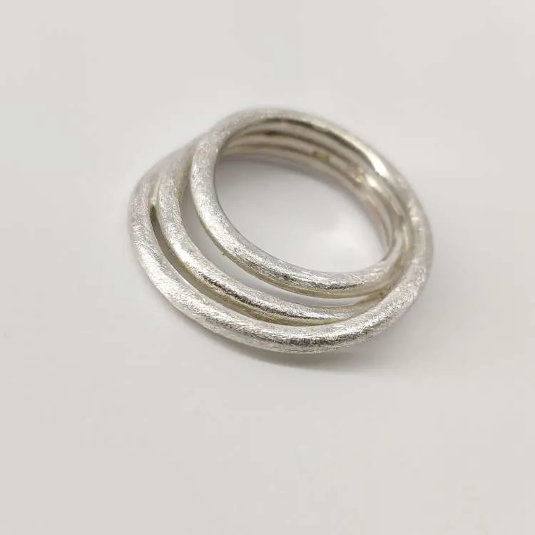 Anello a fascia Erica in argento