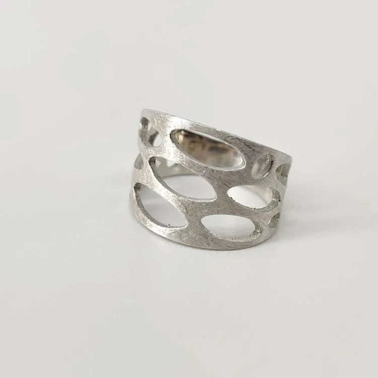 Anello a fascia Verna in argento