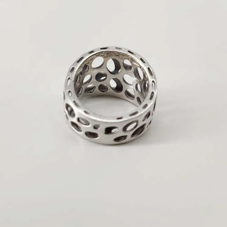 Anello a fascia Etta in argento