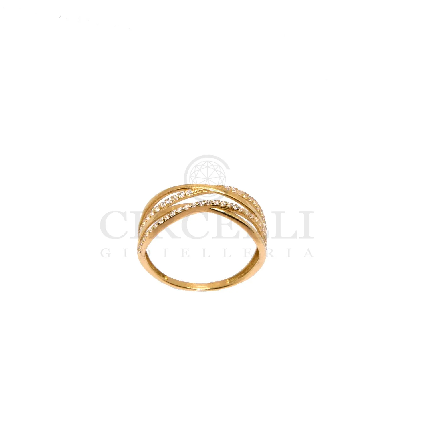 Anello donna oro giallo 18k