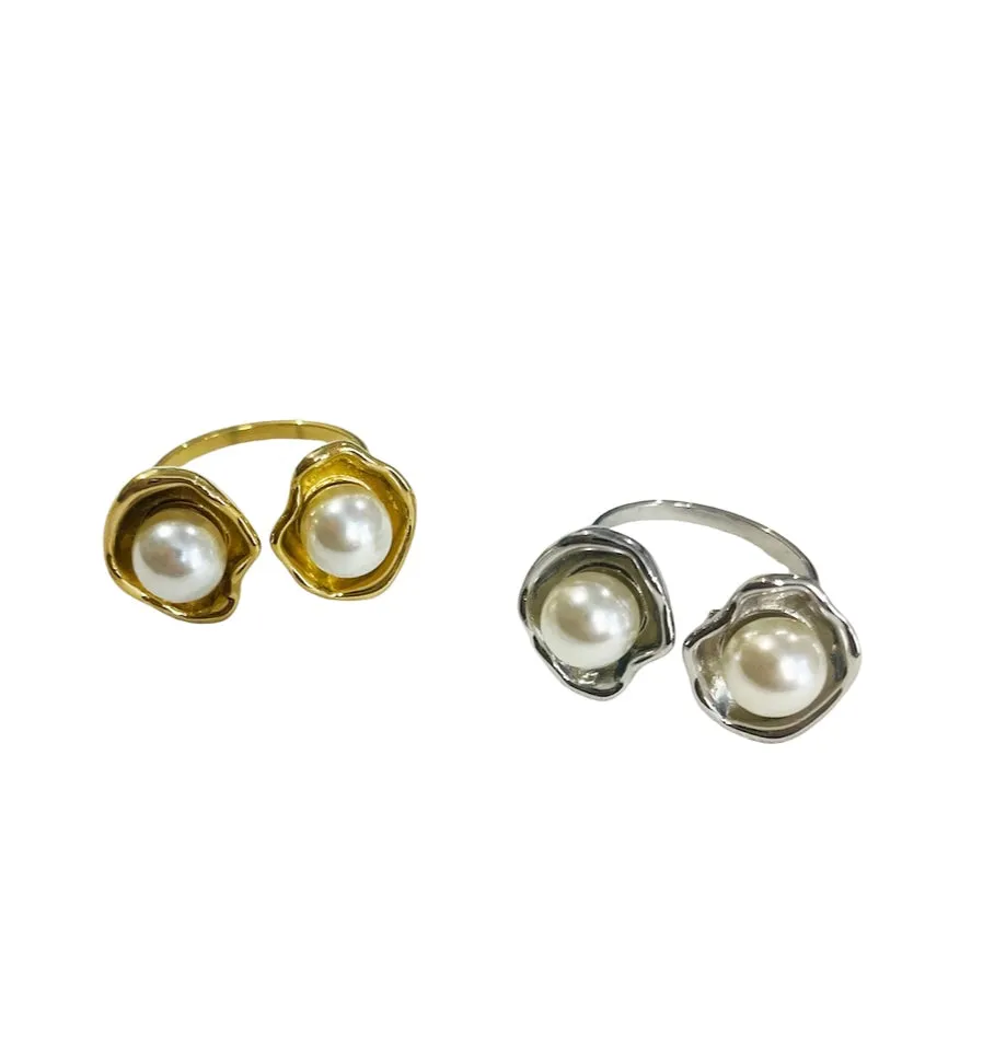 Anello Marrakesh Double pearl dus varianti colore