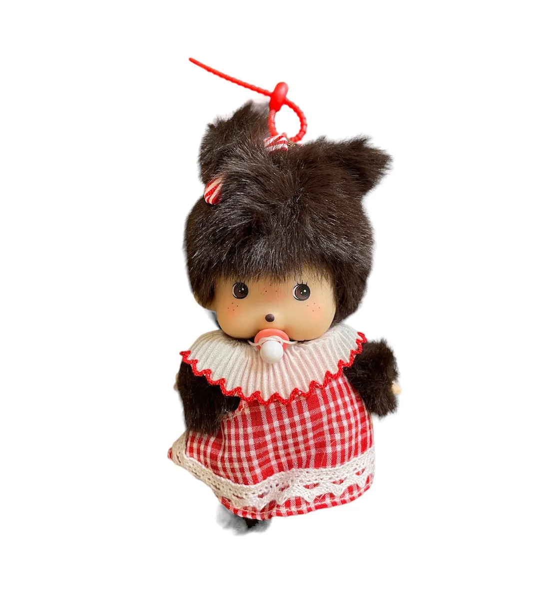 Portachiavi e applique per borsa Monchichi lady abitìno rosso vicky    Pimp your Bag