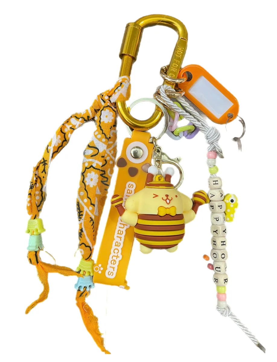 Pimp your Bag Keychain charms per borsa e portachiavi pompompurin apetta