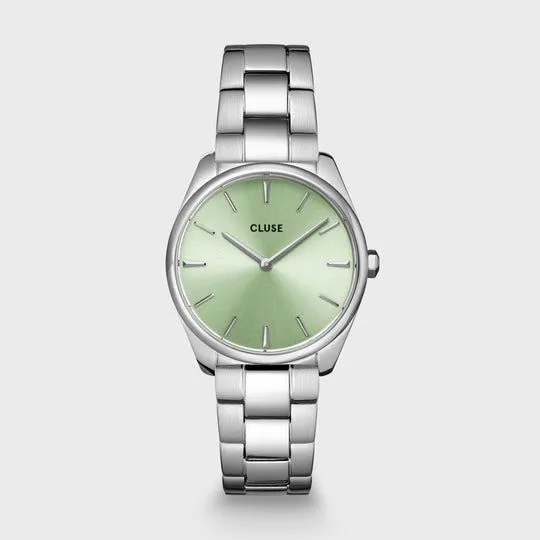Féroce Petite Watch Steel Green, Silver Colour Orologio Cluse