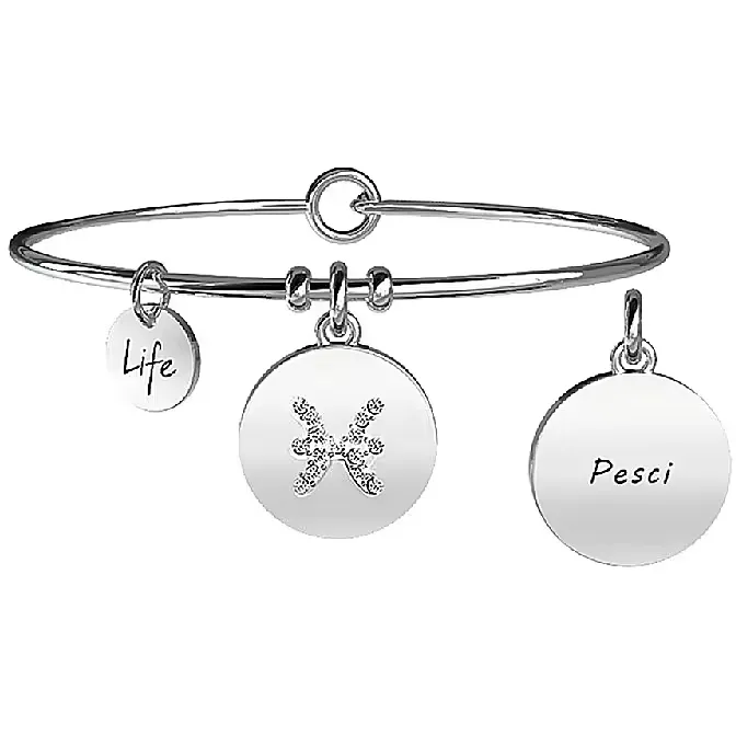 Bracciale Donna Kidult Rigido Symbols Pesci