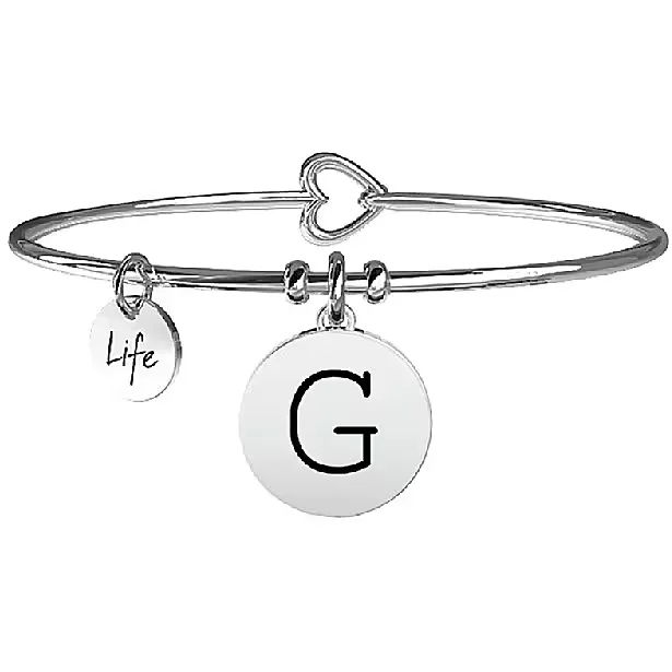 Bracciale Donna Kidult Bangle Symbols Lettera G