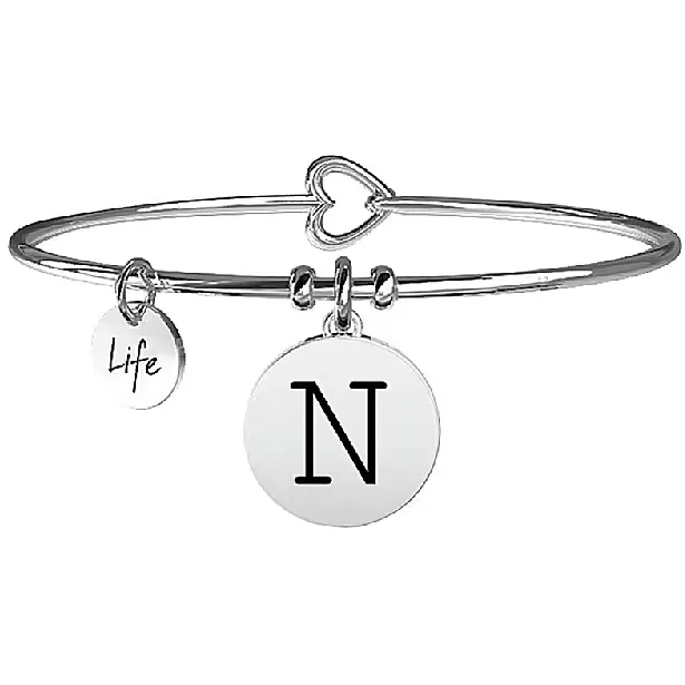 Bracciale Donna Kidult Symbols Lettera N