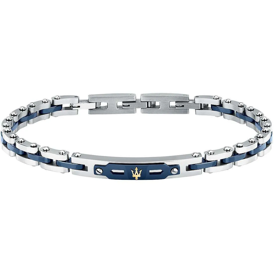 bracciale uomo gioielli Maserati Ceramic Gold