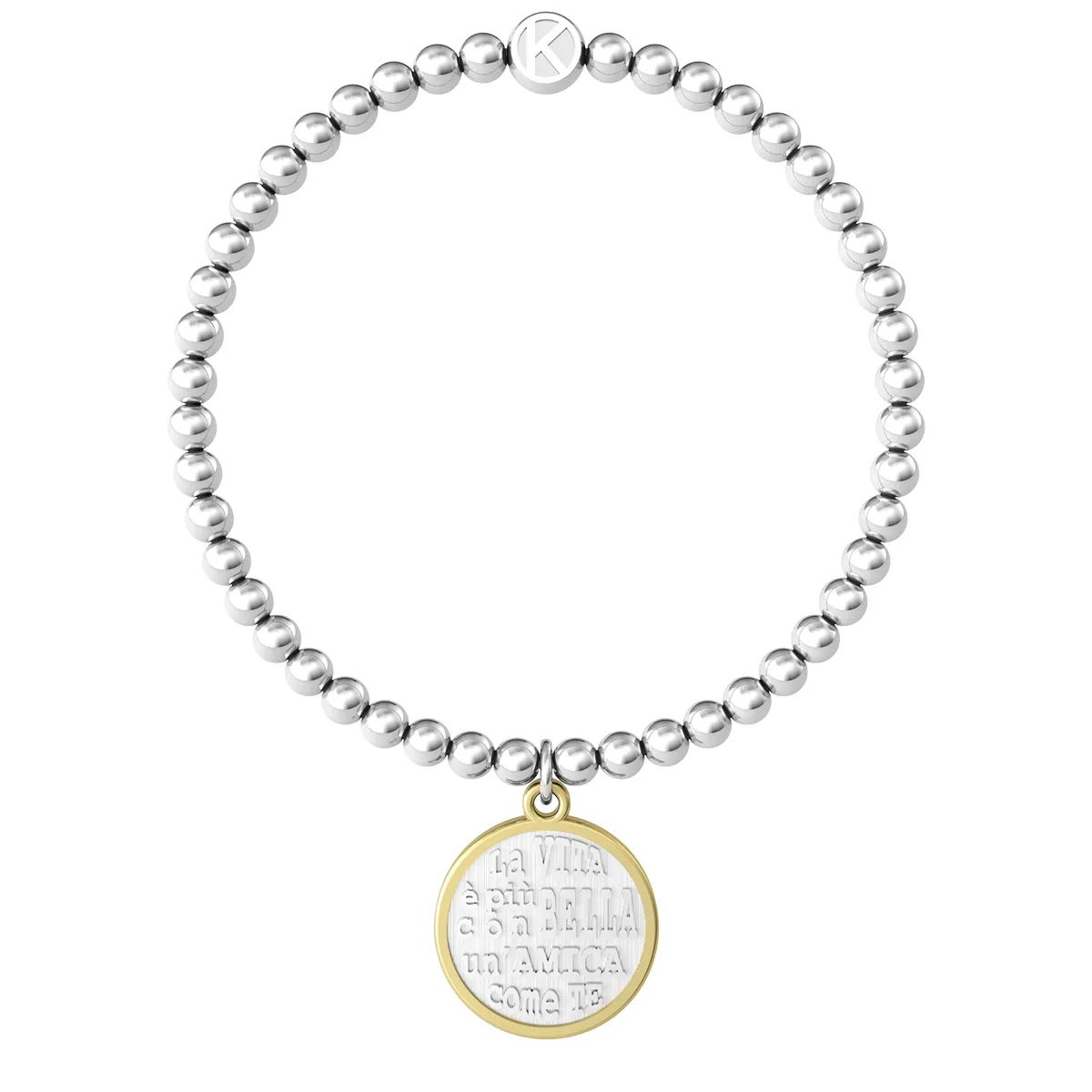 Bracciale Donna Kidult Love La Vita E' Piu' Bella con Un'amica Come Te