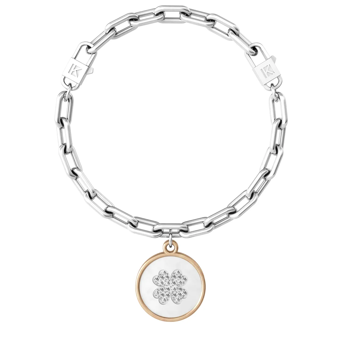 Bracciale Donna Kidult Nature con Quadrifoglio in Cristalli