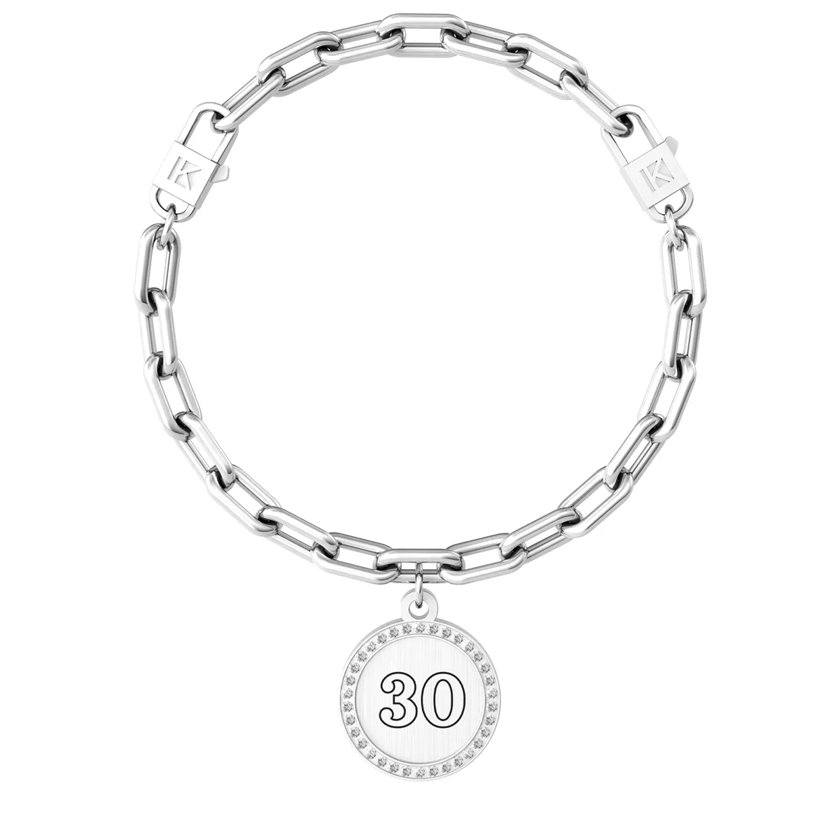 Bracciale Donna Kidult Special Moments 30 Anni con Catena Maglie Ovali