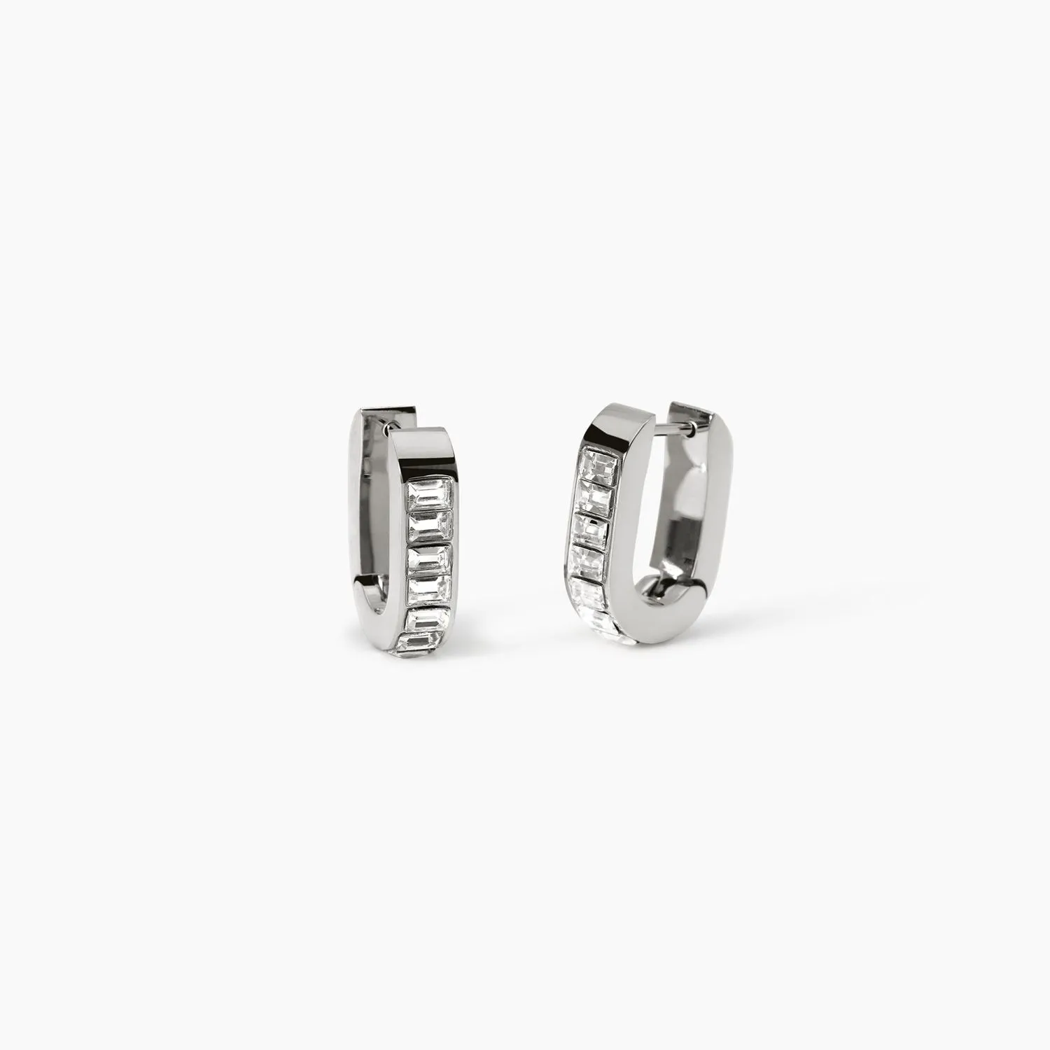 Orecchini in acciaio con cristalli Kidult