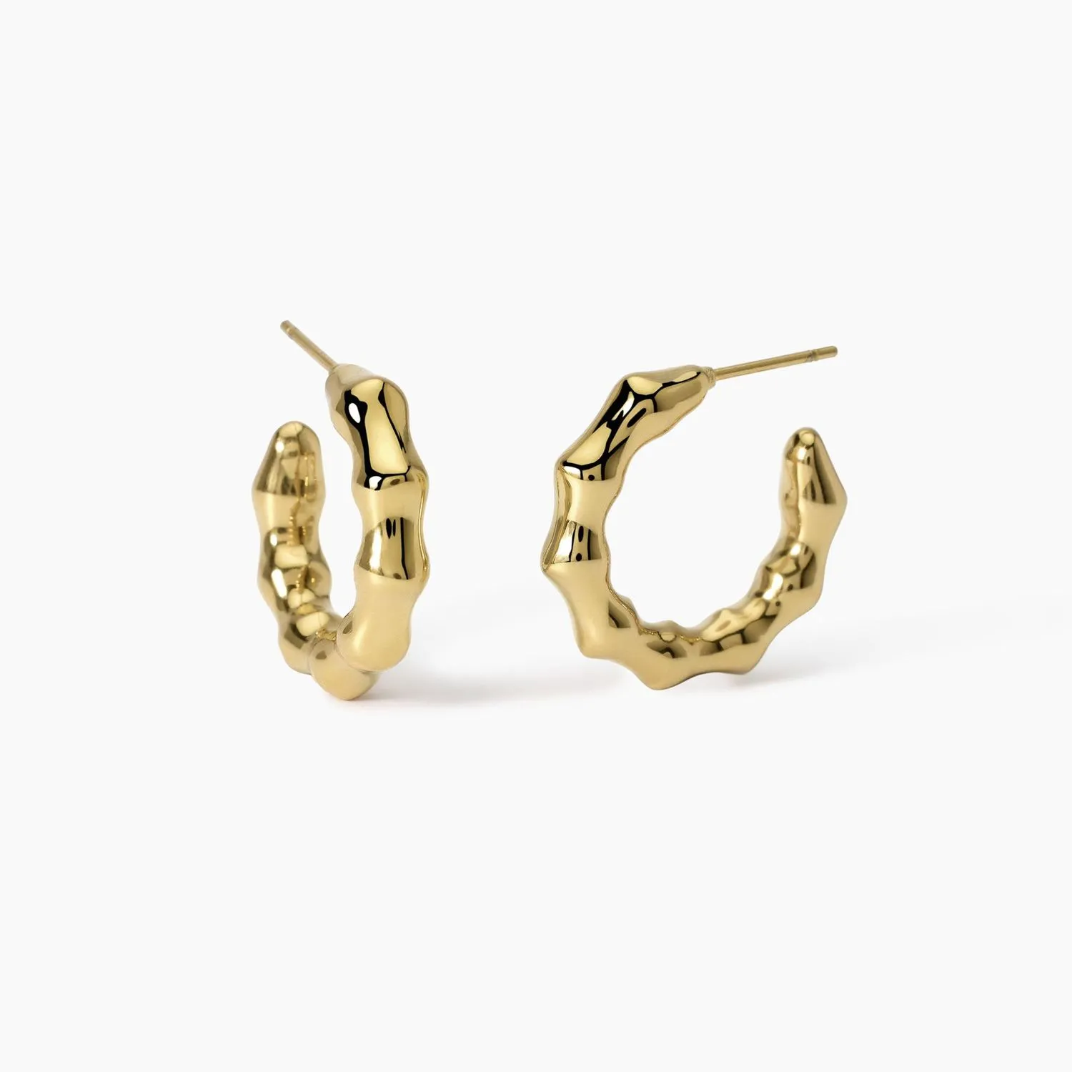 Orecchini bambÃ¹ in acciaio dorato Kidult