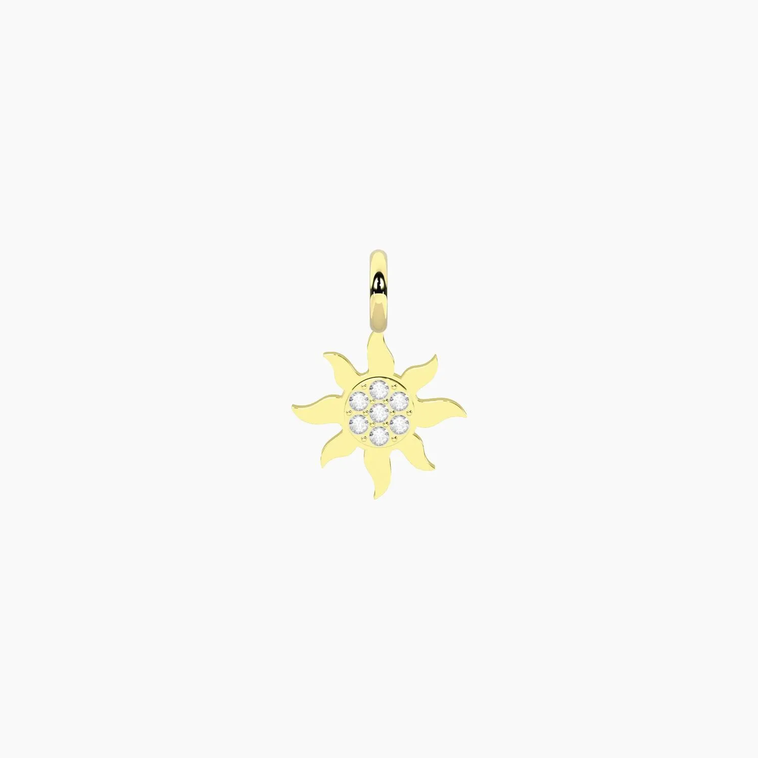 Ciondolo dorato con sole Kidult