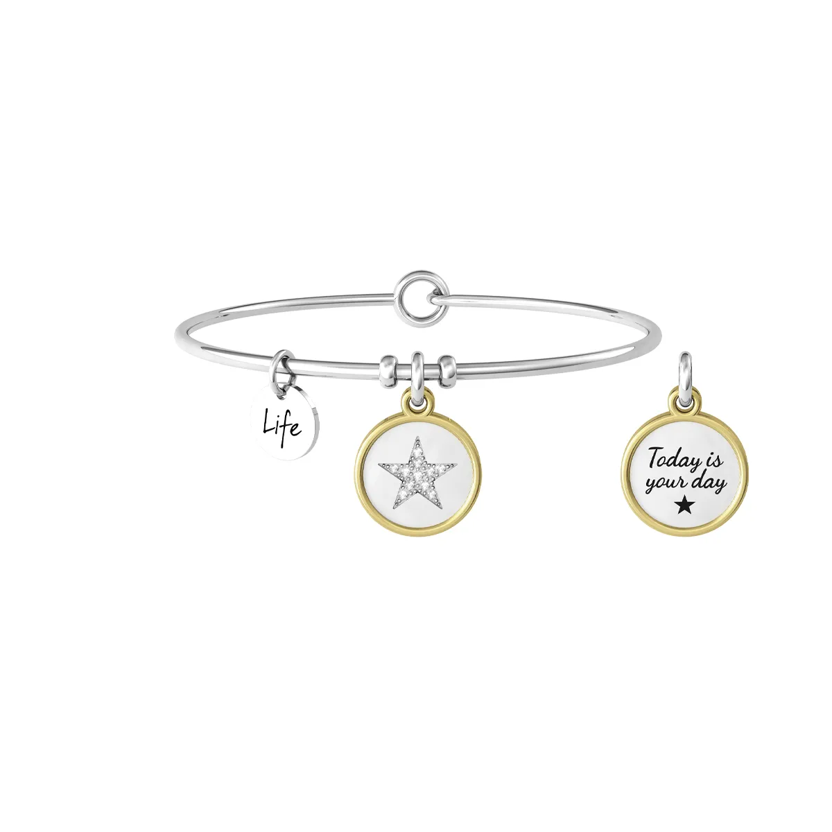 Bracciale Donna Kidult Special Moments Today is Your Day con Ciondolo Stella