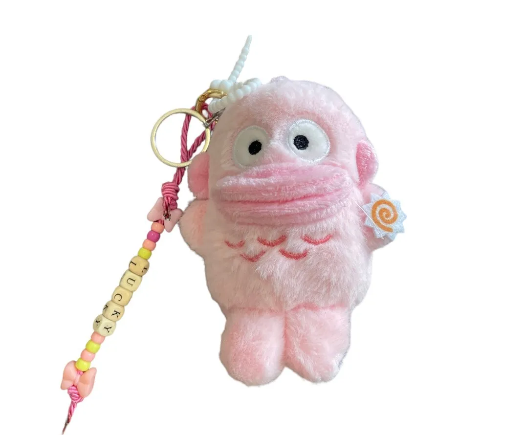 Portachiavi e applique borsa Pimp your Bag Hallo Kingyo di hangyodon in peluche