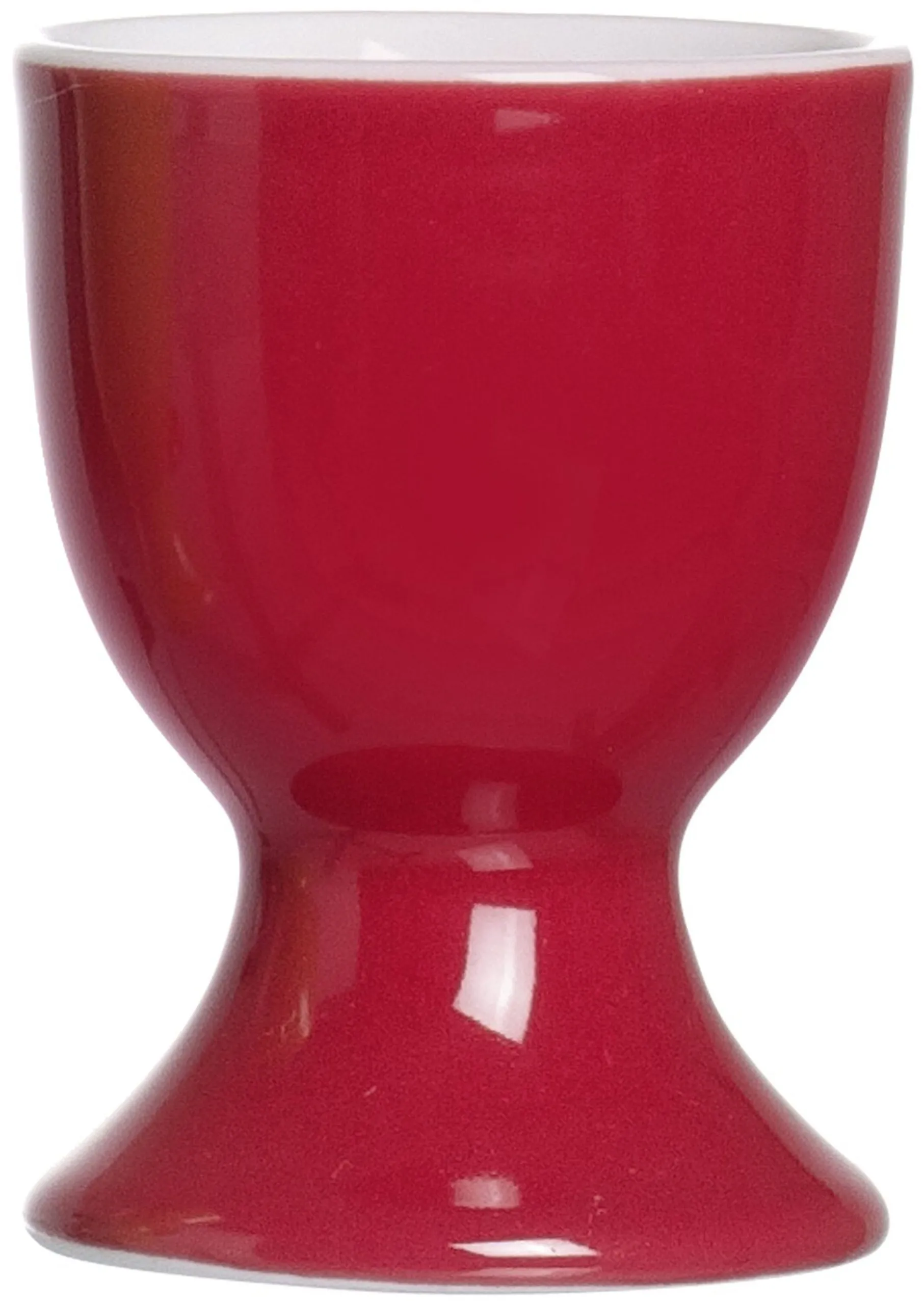 Doppio Eierbecher  Porzellan rot