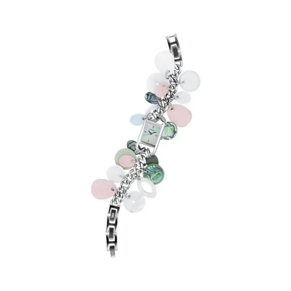 Orologio Donna FOSSIL Bracciale Acciaio Charms Colorati ES1358 DD