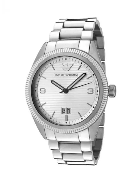 Orologio Uomo EMPORIO ARMANI HOLIDAY AR5894 Silver Bracciale Acciaio