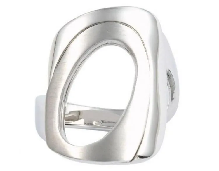 Anello Donna FOSSIL JF83777 Misura 12 14 Acciaio Inossidabile Lady Steel Silver