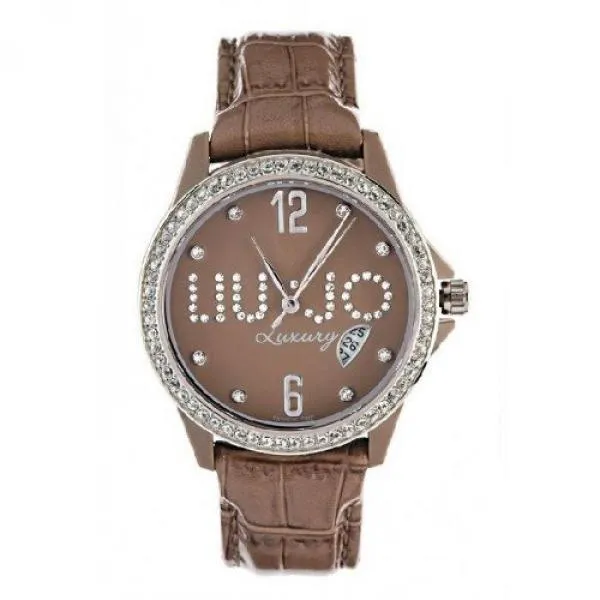 Orologio Donna LIU JO Luxury COLORTIME TLJ031 Pelle Marrone Swarowski Regular