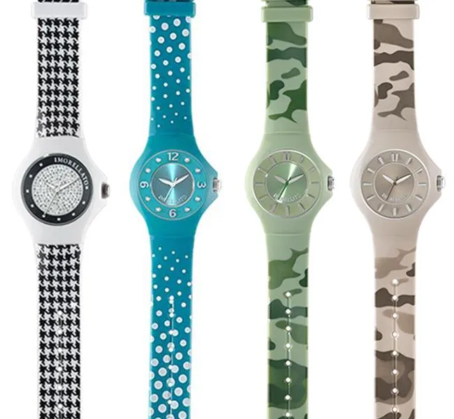 Orologio Donna MORELLATO COLOURS Silicone Colorato Camouflage Pois Estate DD