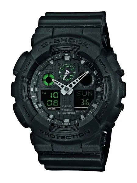 Orologio CASIO G-SHOCK GA-100MB-1AER Silicone Nero Sub 200mt Chrono Timer