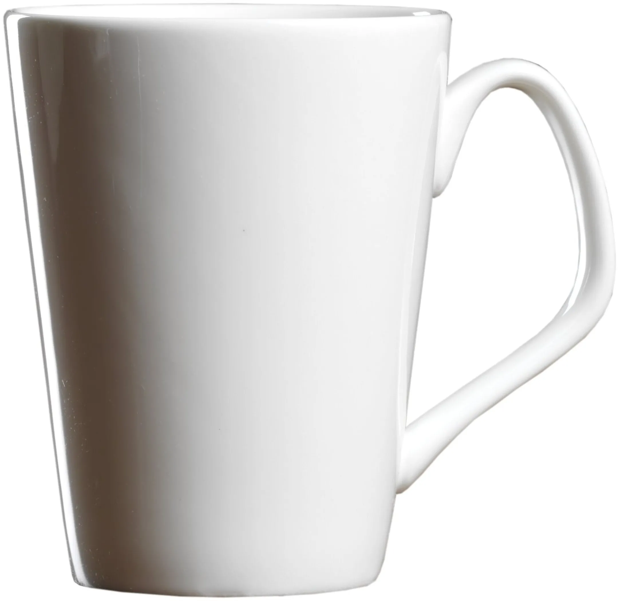 Kaffeebecher Arena mit Henkel 340 ml weiß Porzellan 9 x 12 cm